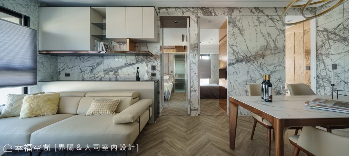 在輕奢光氛時尚寓所 邂逅璀璨流星雨|前衛風|27坪