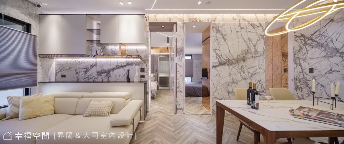 在輕奢光氛時尚寓所 邂逅璀璨流星雨|前衛風|27坪