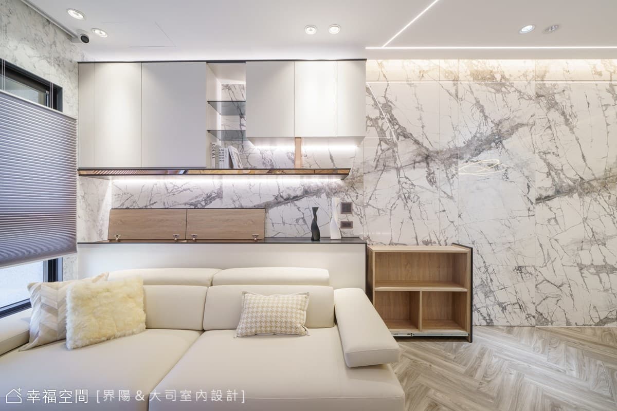 在輕奢光氛時尚寓所 邂逅璀璨流星雨|前衛風|27坪