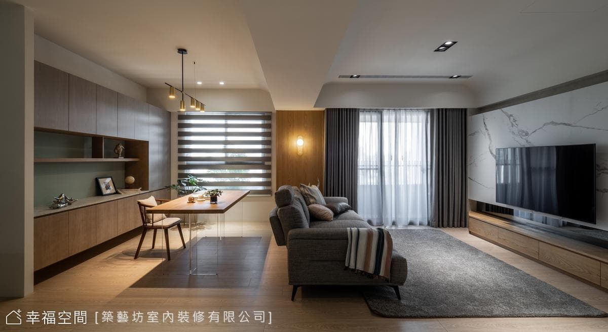 輕撫映落之光描摹優雅從容家景│27坪