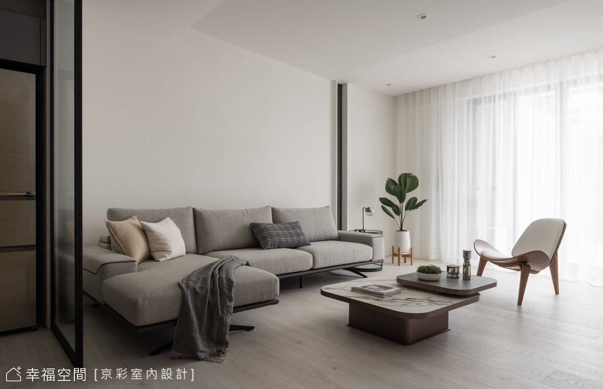 揉植現代日式侘寂風 砌築愜意退休美宅│30坪