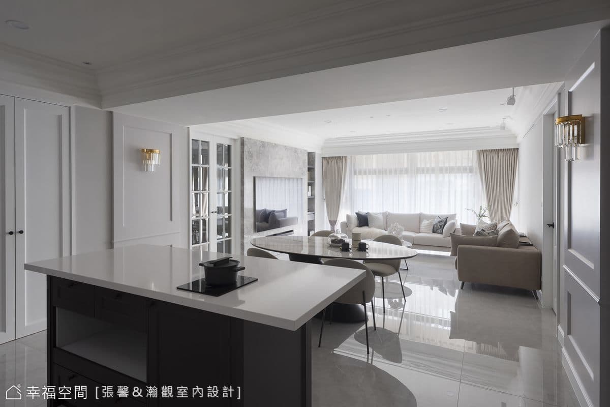灰韻 和諧之境|現代美式|47坪
