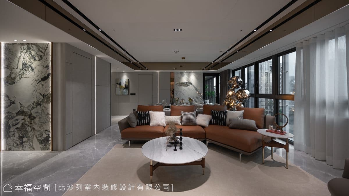 空間次序有亮點 現代奢華精緻美宅|現代奢華風|81坪