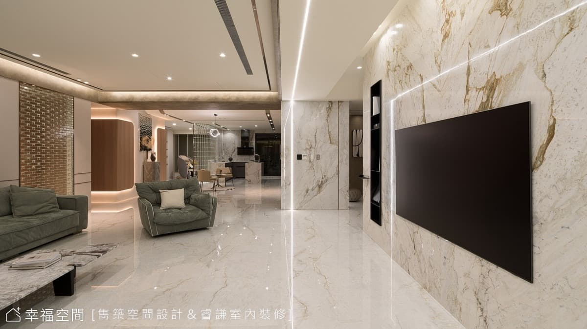二度合作 毛胚屋實現白金奢華風