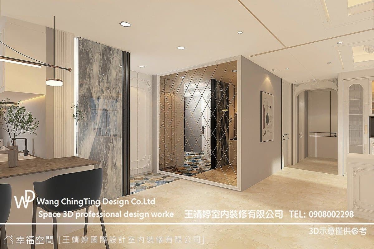 大松林裡 現代古典混搭風｜混搭風｜70坪