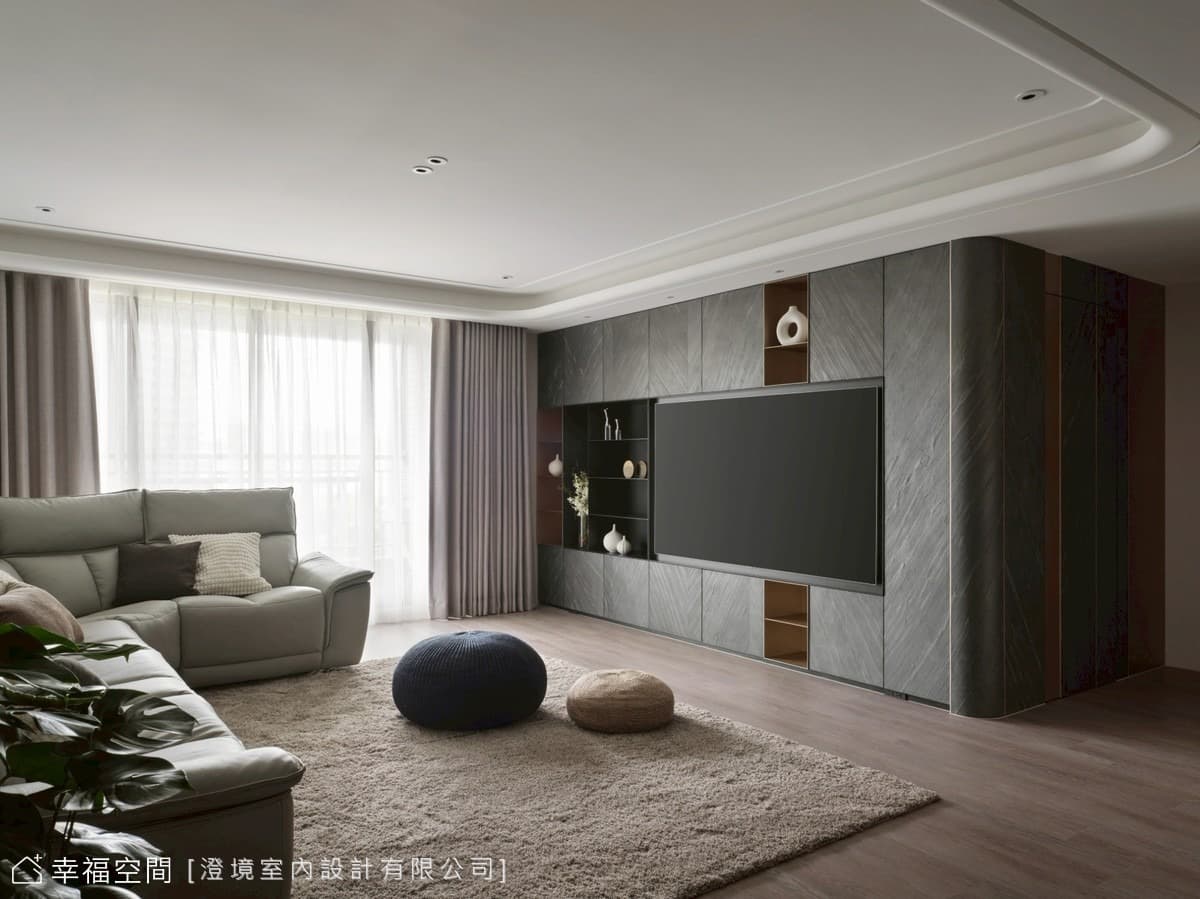 輕綻安謐光景 雅緻現代精品寓所│43坪