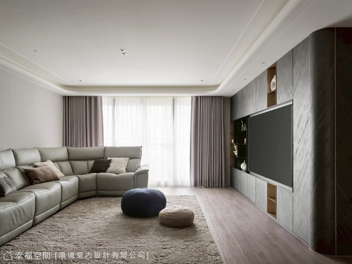 輕綻安謐光景 雅緻現代精品寓所│43坪