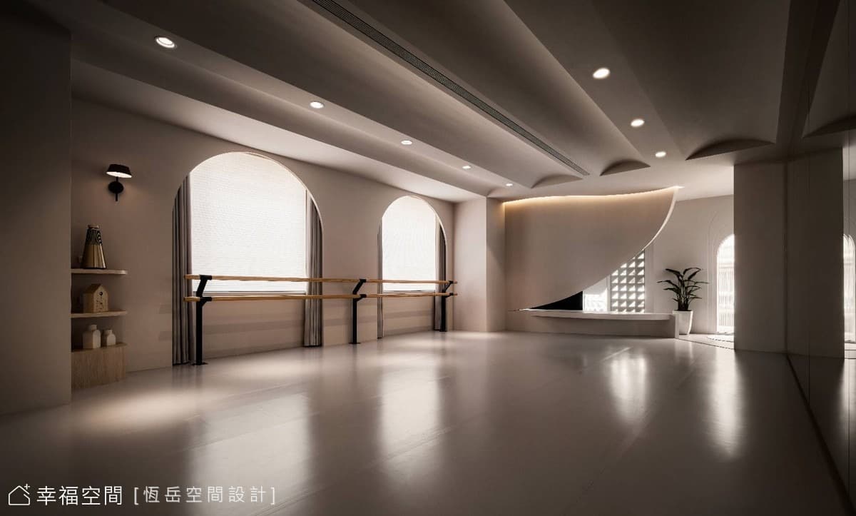 輕靈優雅 自由迴旋｜侘寂風｜24坪