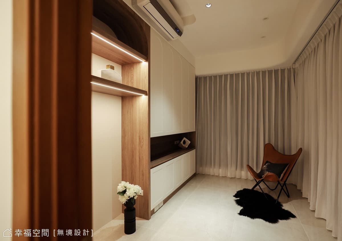 映白．隱奢溫潤的現代寓所│27坪