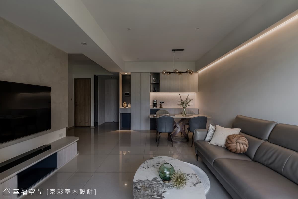 灰藍｜現代風｜33坪