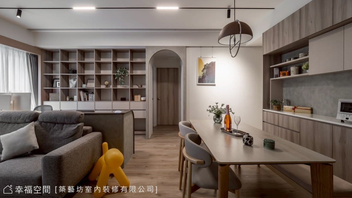 極簡手法擘劃輕盈舒心暖宅│現代風│24坪