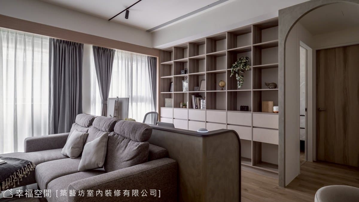 極簡手法擘劃輕盈舒心暖宅│現代風│24坪