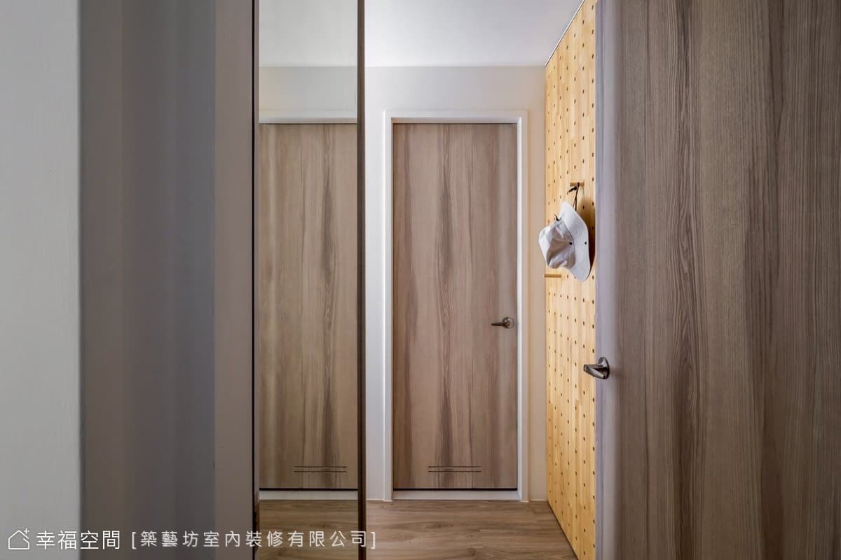 極簡手法擘劃輕盈舒心暖宅│現代風│24坪