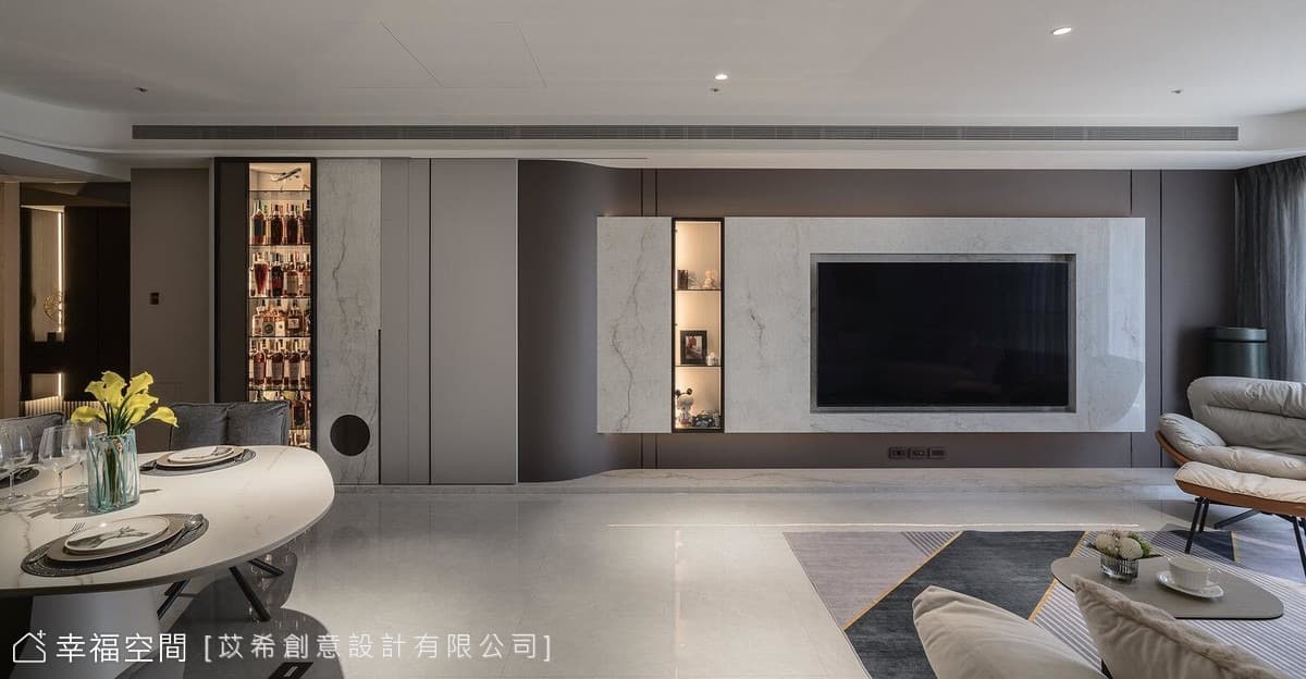 柔暖伏流｜現代風｜61坪