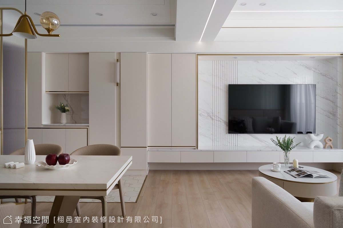 現代輕奢語彙 烘托簡約雋永家景│30坪
