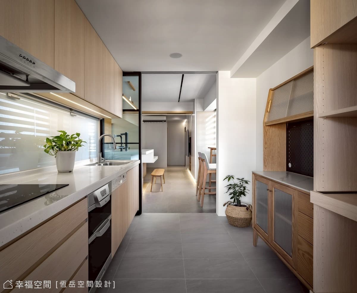 北歐木質調圍塑通透感居家│40坪