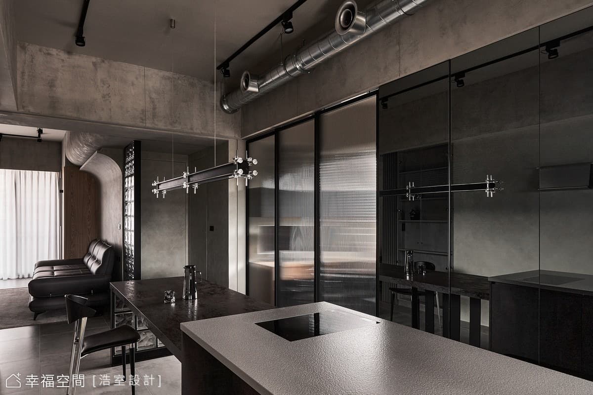 Loft。間奏｜工業侘寂風｜35坪