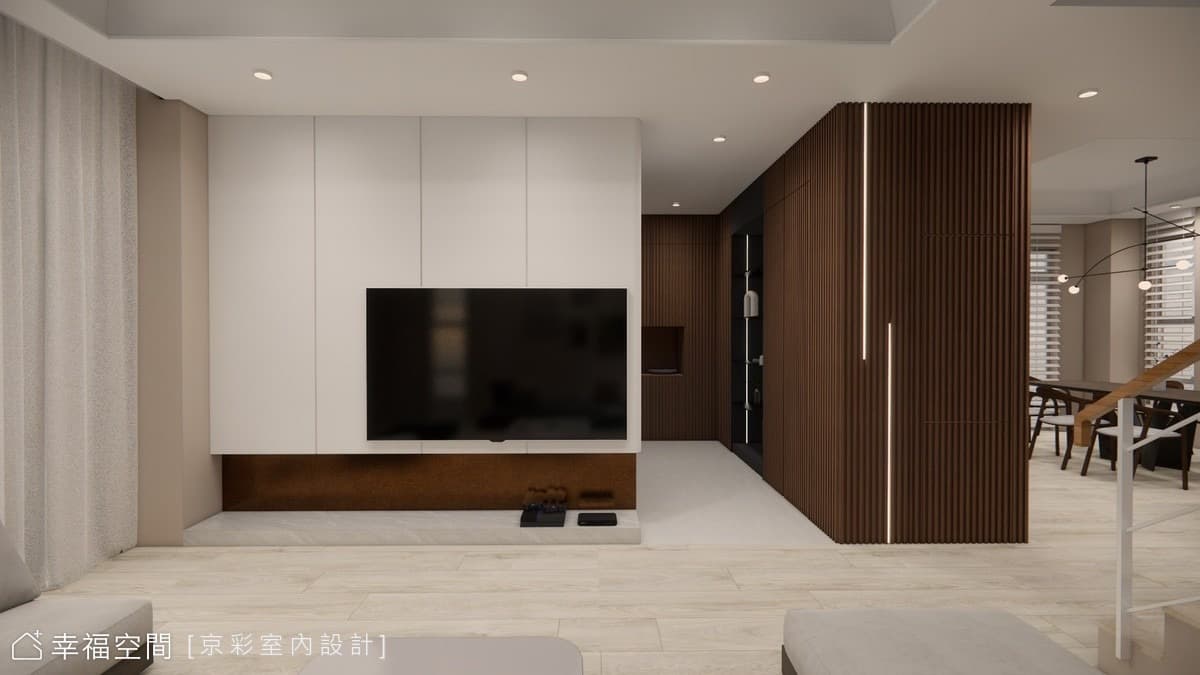 為生活挹注暖色調輕日常│現代風│70坪