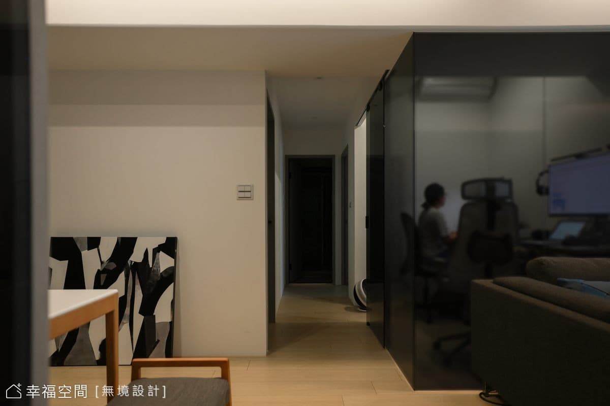 律動｜灰影流轉，韻動其間｜現代極簡風｜25坪