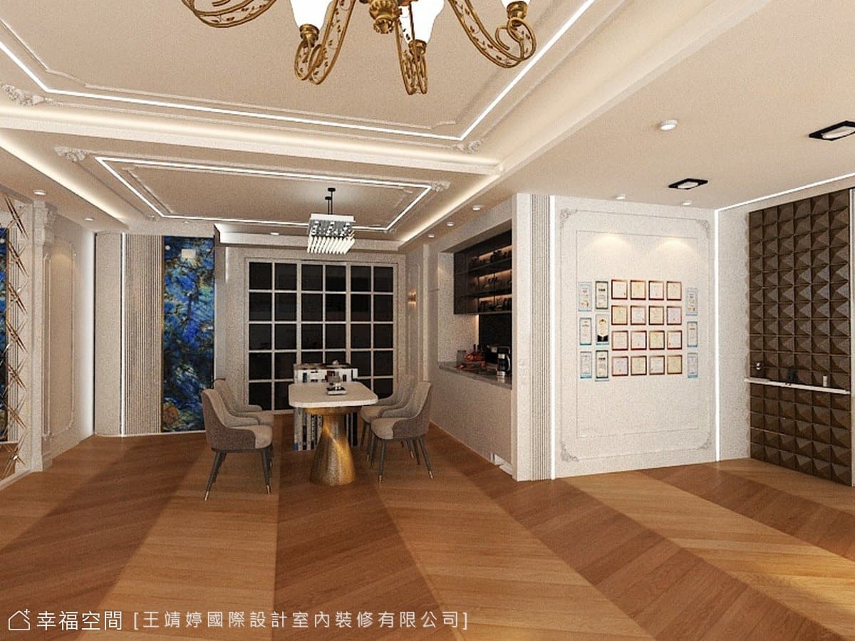 台中七期舊屋翻新設計案│新古典風│45坪