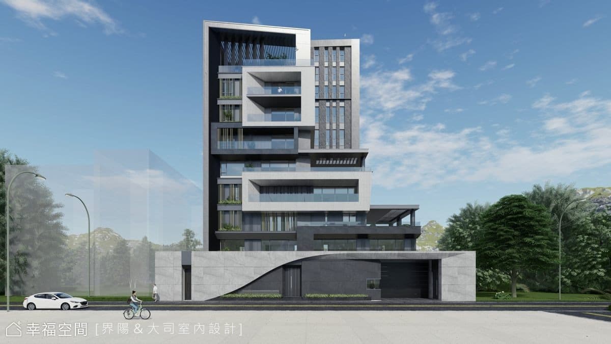 台中自地自蓋自建宅｜現代奢華前衛風｜1000坪