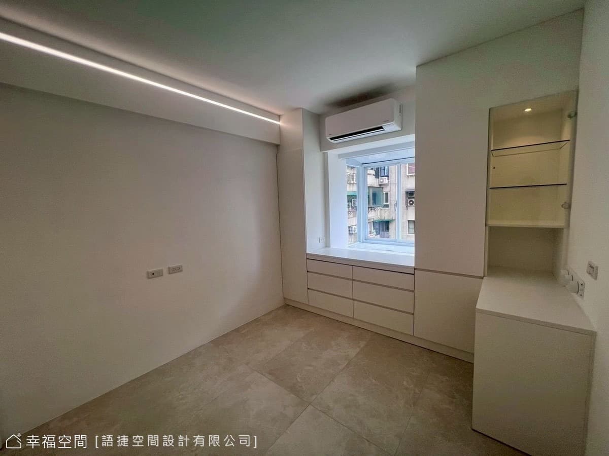 白淨簡約語彙 打造明亮寬敞收納宅│現代風│22坪