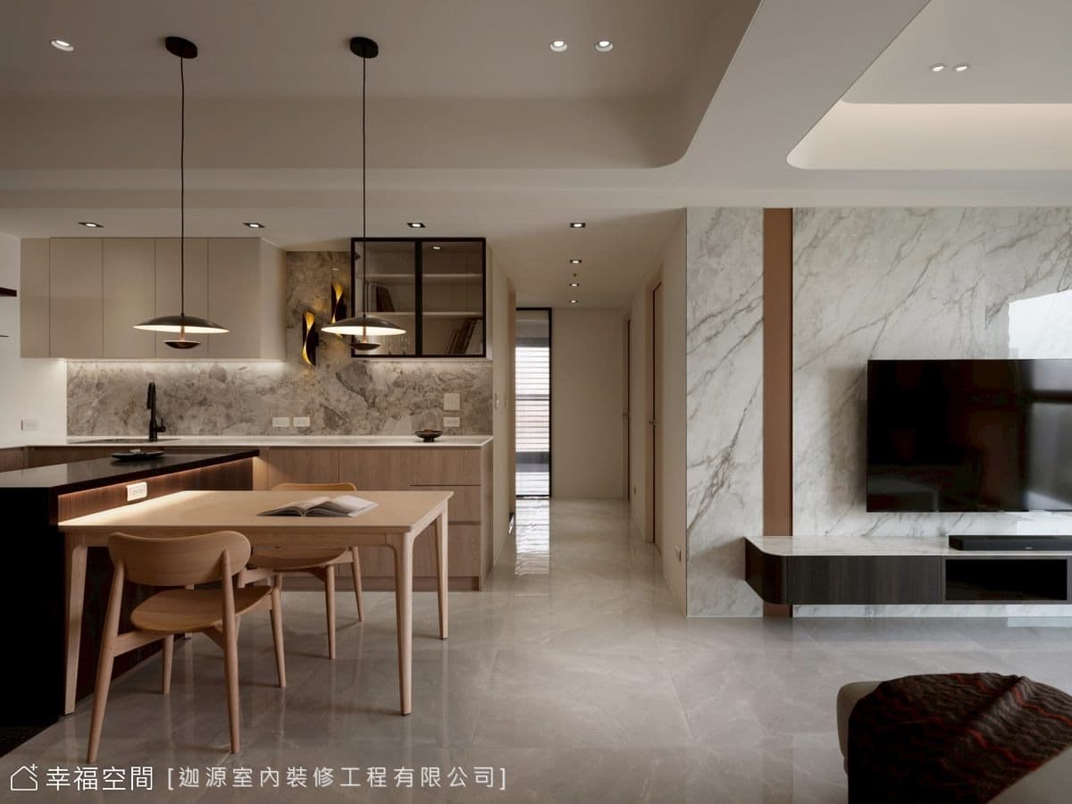隱市沐境 現代輕奢的慢生活實踐│混搭風│34坪