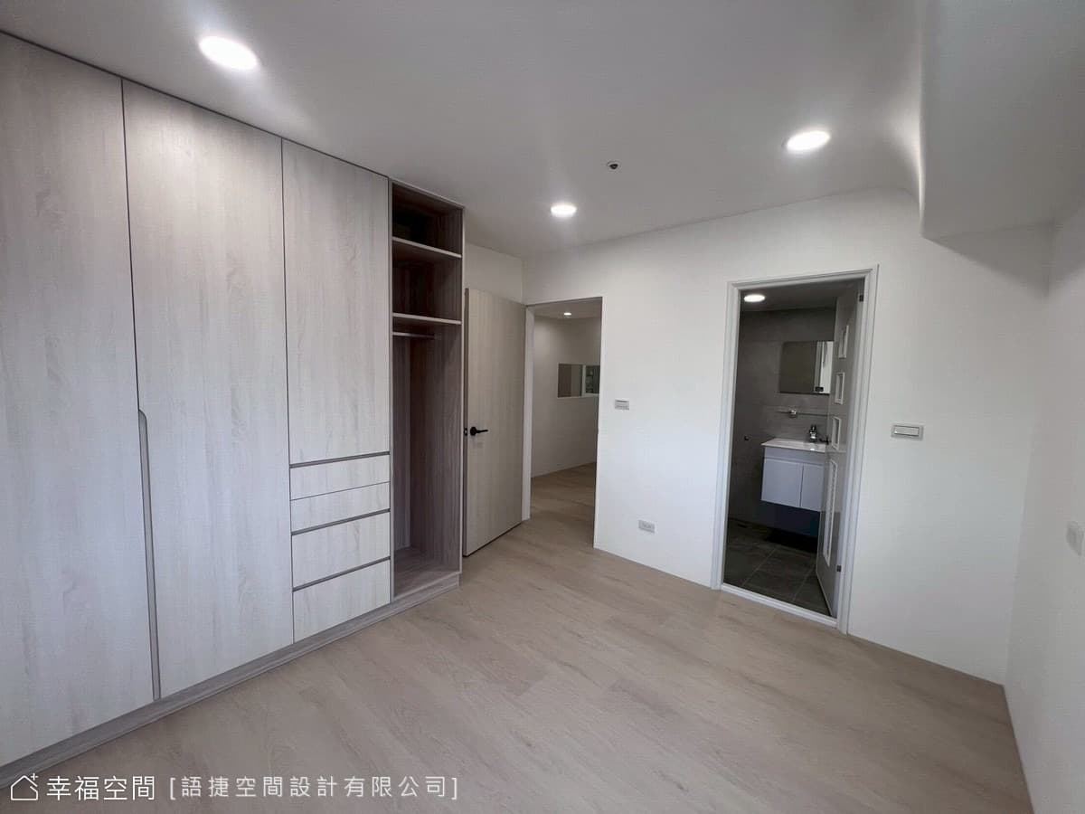 敞朗空間尺度 打造舒心現代簡約寓所│30坪