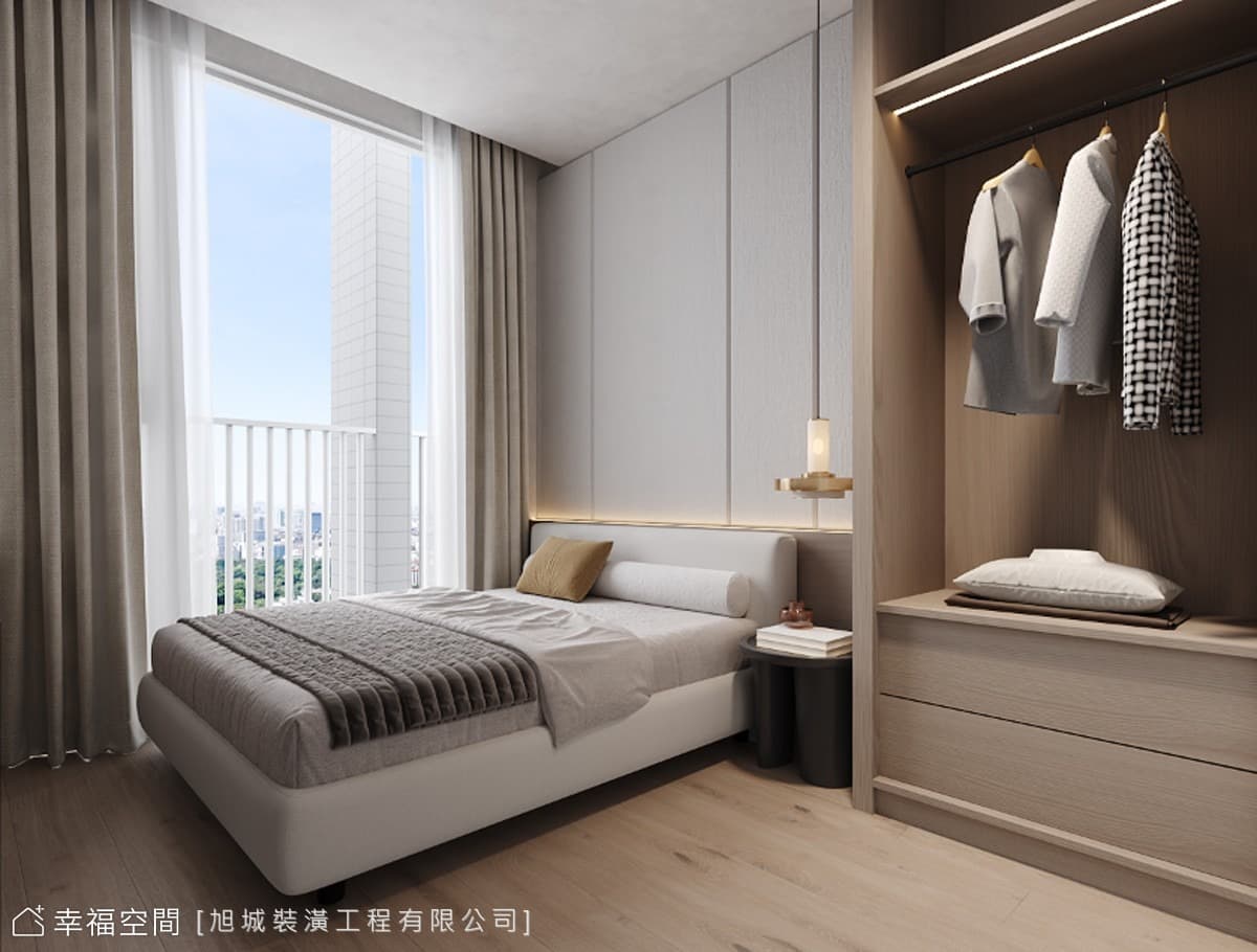 留白中的秩序・光影中的生活｜輕奢風｜25坪