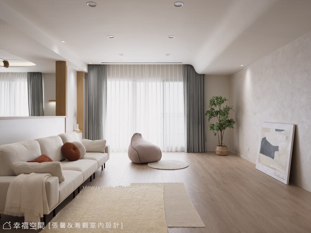 日系 母女的家｜日式北歐混搭風｜56坪