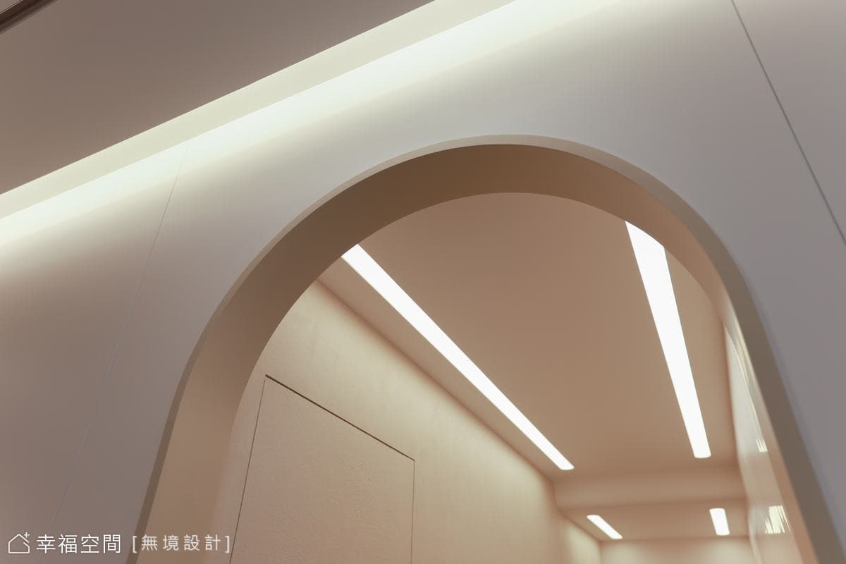 弧光｜柔弧線條中的療癒北歐｜25坪