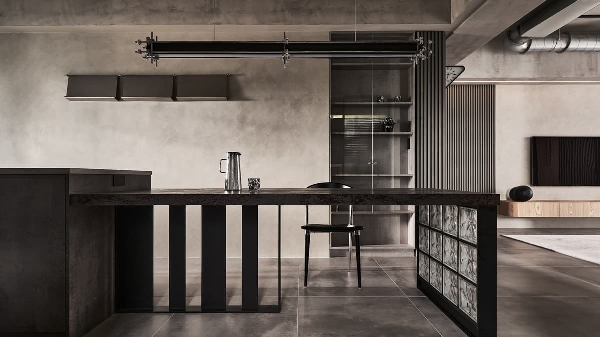 Loft。間奏｜工業侘寂風｜35坪