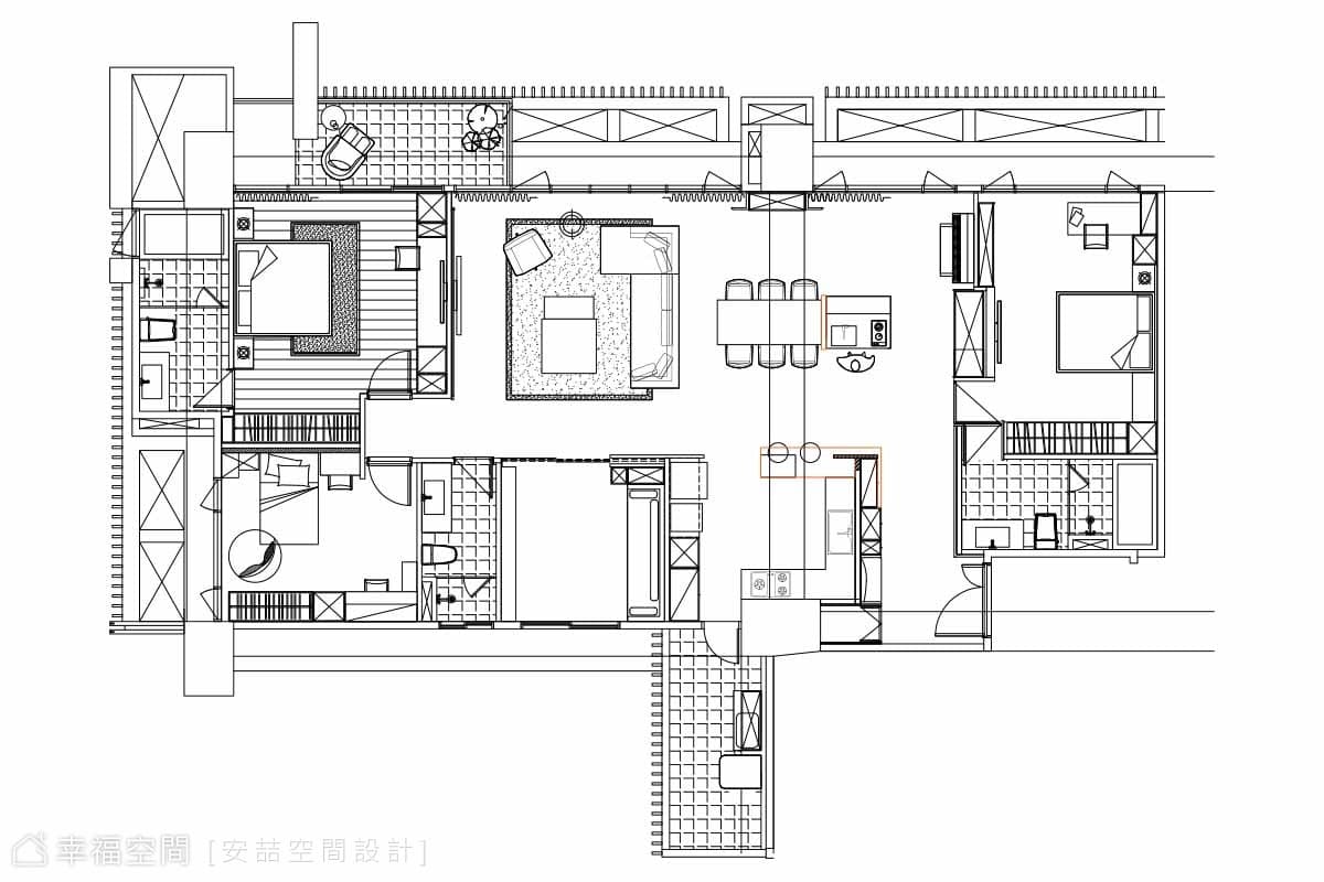 叢森｜現代風｜45坪｜4房、1廳、2衛