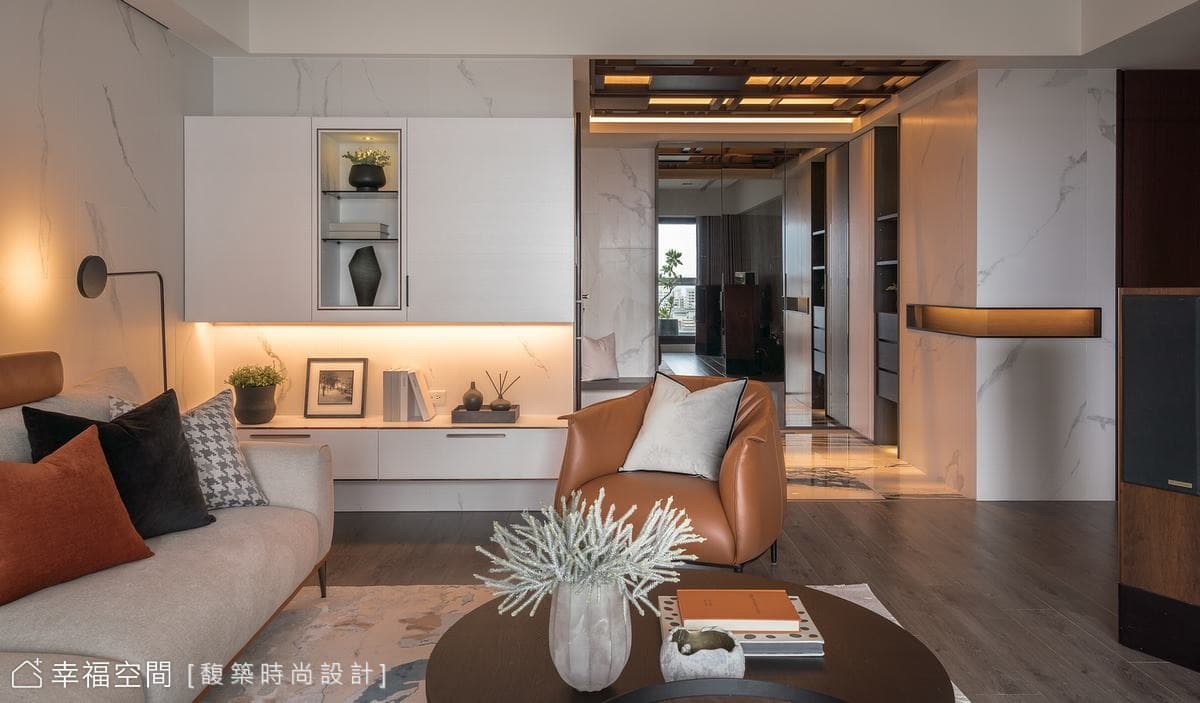 內斂微奢語彙融合機能美型 砌築現代風精緻全齡宅