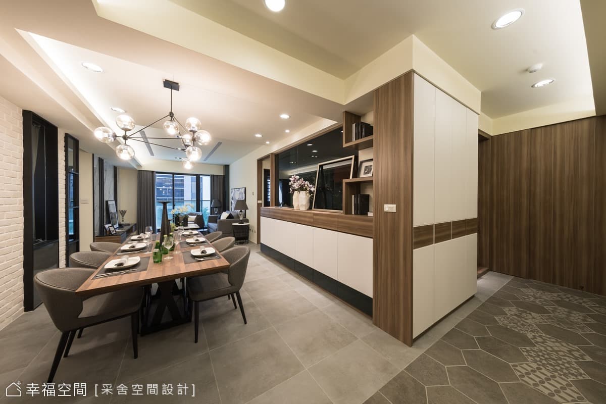 異材質混搭 造就和諧高雅格調
