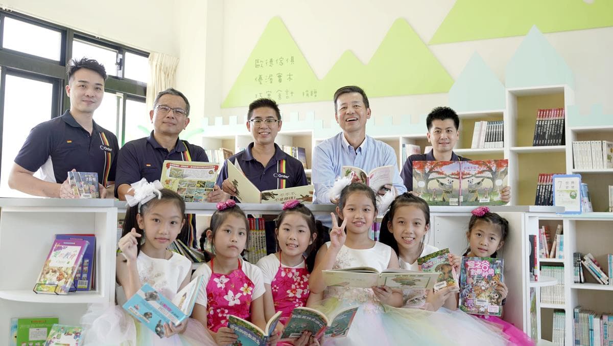 「幸福圖書室」暖心啟用！歐德送暖偏鄉學校，打造優質閱讀環境