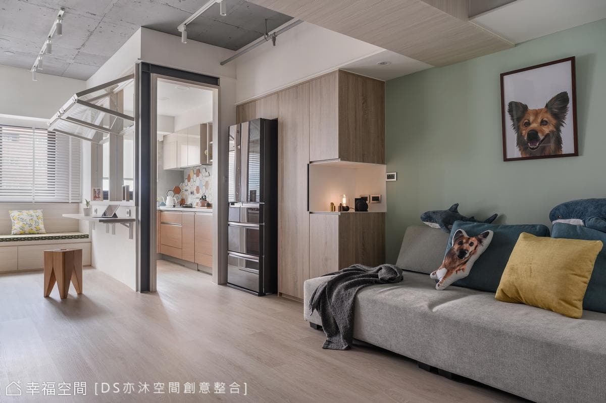 13坪老宅改造 居家工作者的夢想實現 │輕日式工業風│13坪