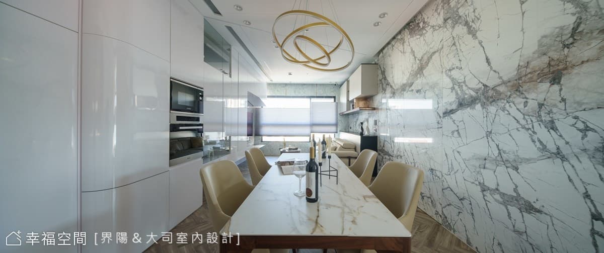 在輕奢光氛時尚寓所 邂逅璀璨流星雨|前衛風|27坪