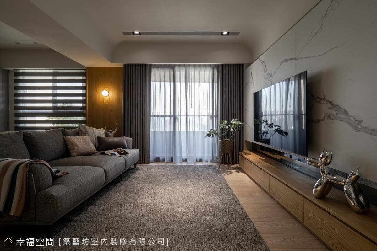 輕撫映落之光描摹優雅從容家景│27坪