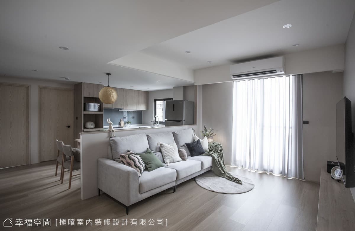 溫馨日式簡約無印老公寓│24坪