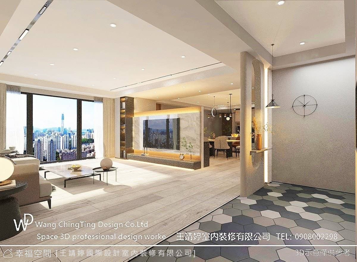鄉林總裁何公館|現代風|55坪